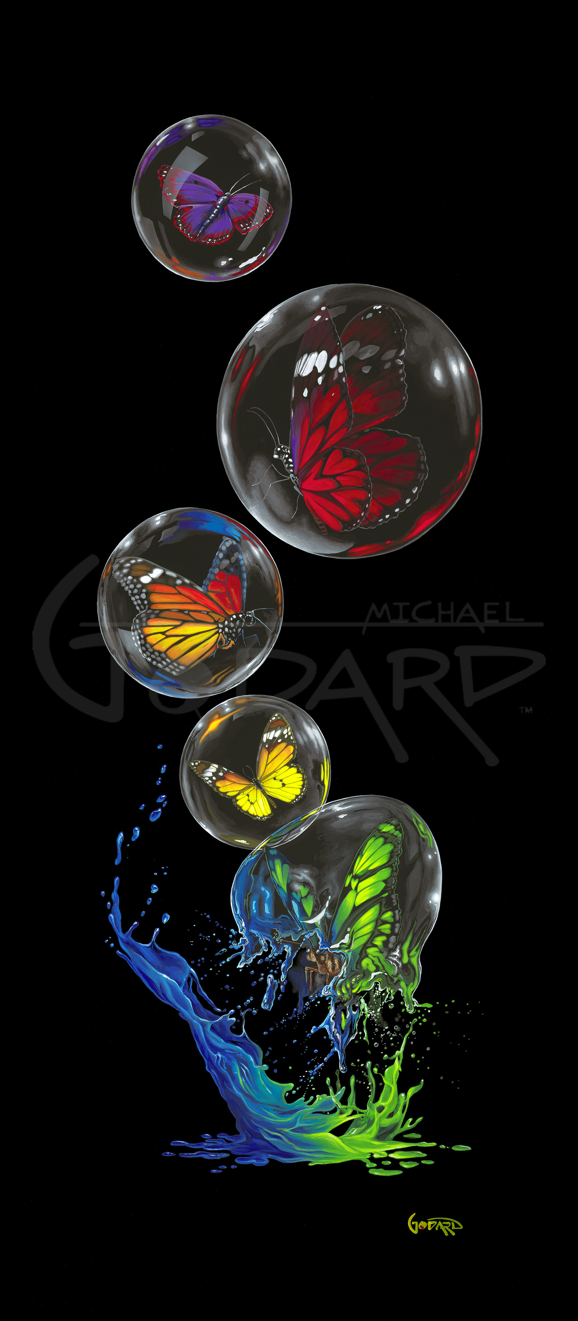 Michael Godard Butterfly Effervescence (SN)